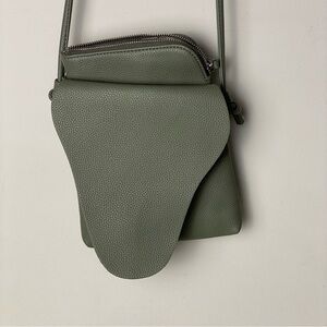 Espe Stylish Green Crossbody Bag